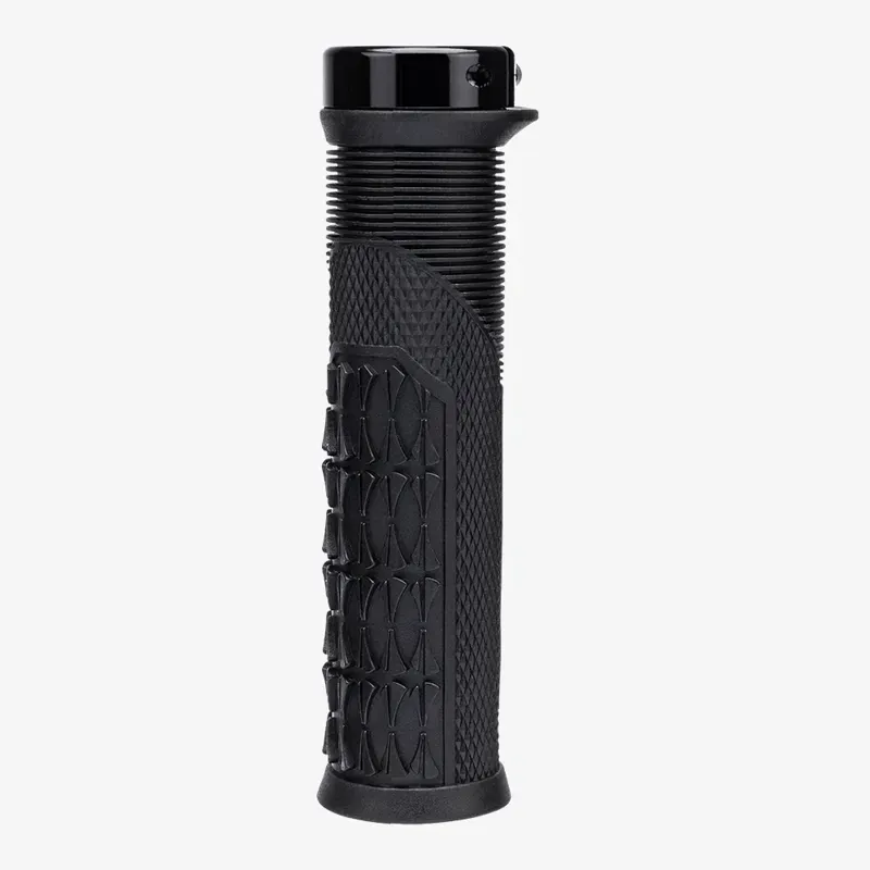 SDG Thrice OC Large Lock-on MTB Grips in Black/Black-2