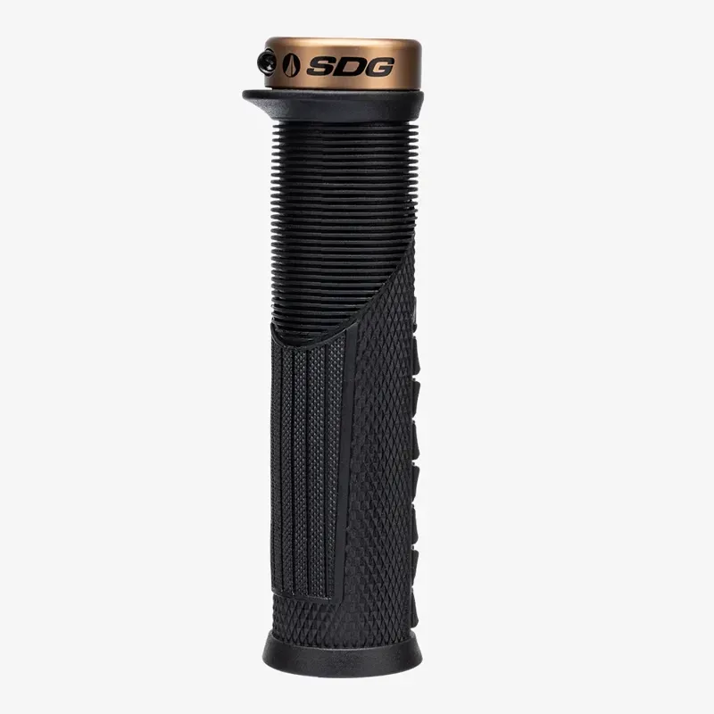 SDG Thrice OC Large Lock-on MTB Grips in Black/Kashima-1