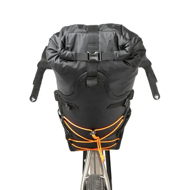 Restrap Saddle Bag 18L - Black/Orange-1