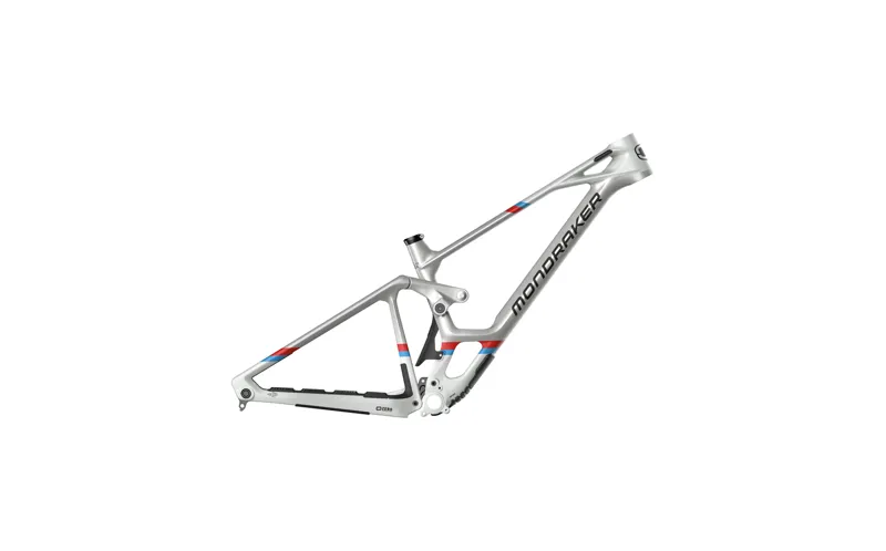 2023 Mondraker Summum RR - Mullet Carbon Downhill Full-Suspension MTB Frame - Silver / White