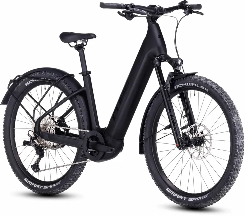 2023 Cube Reaction Hybrid SLX 750 Allroad Hardtail E-MTB - Black/Reflex -3