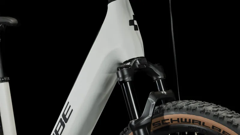 2023 Cube Reaction Hybrid SLT 750 Hardtail E-MTB - Silver/Cream-4