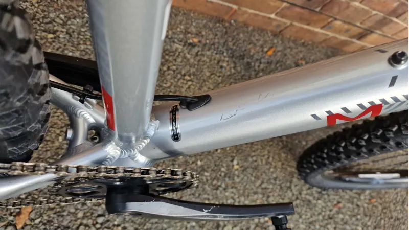 Ex-Hire Marin Bobcat Trail 4 27.5 Hardtail Mountain Bike - Silver/Red/Grey-6