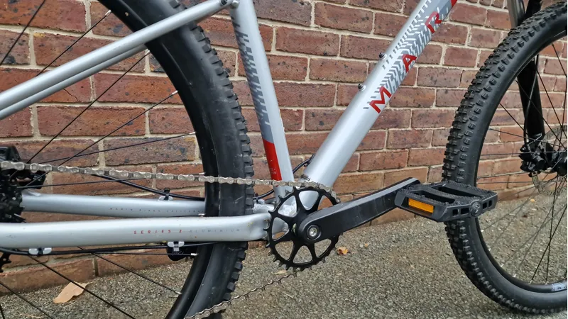 Ex-Hire Marin Bobcat Trail 4 29Inch Mountain Bike - Gloss Silver/Red/Grey-3