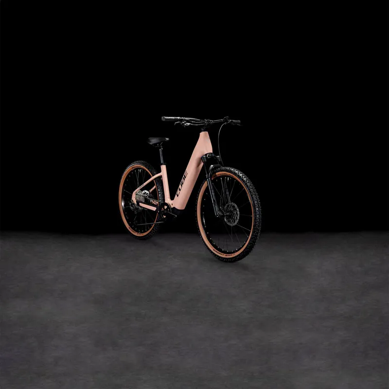 2023 Cube Reaction Hybrid Pro 750 Easy Entry Hardtail E-MTB - Blush Rose-2