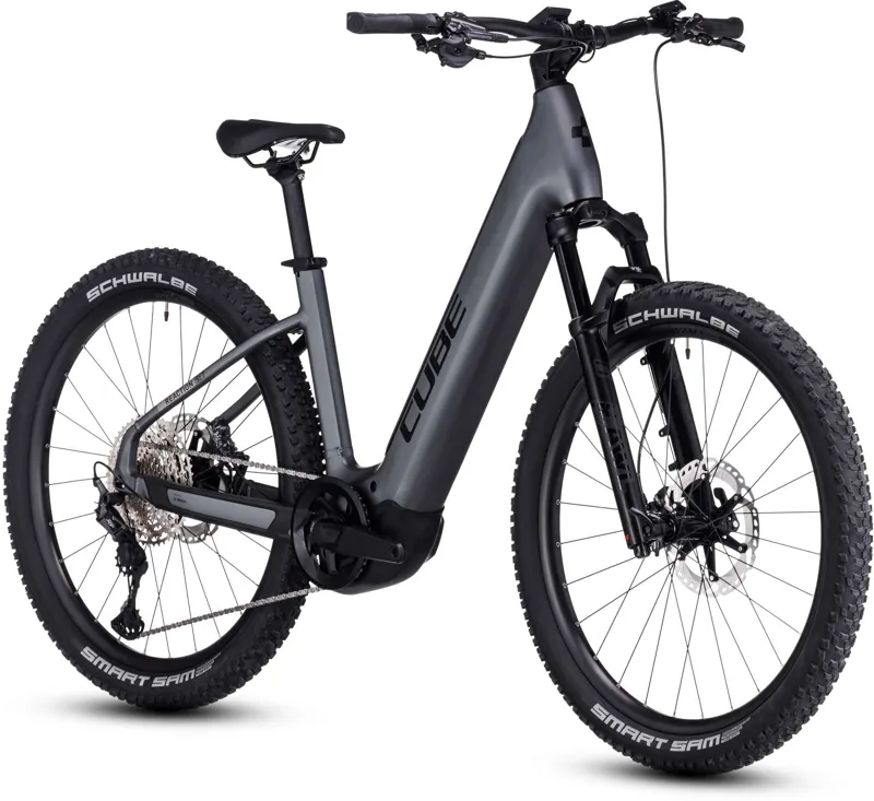2023 Cube Reaction Hybrid SLT 750 EE Hardtail E-MTB - PrizmSilver / Grey-1