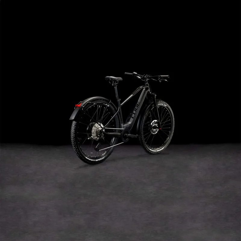 2023 Cube Reaction Hybrid SLX 750 Allroad Hardtail E-MTB - Black/Reflex -4