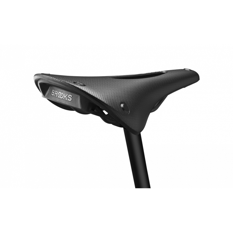 Brooks C15 Cambium Carved All-Weather Road Cycling Saddle - Black-1