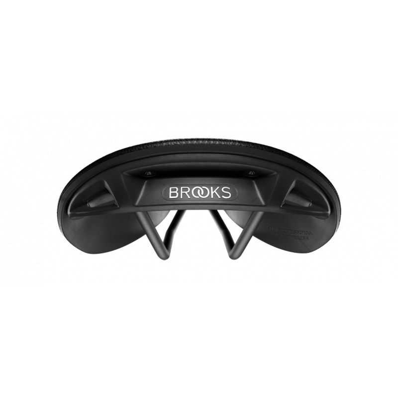 Brooks C17 Cambium All-Weather Mens Touring Saddle - Steel Rails - Black-4