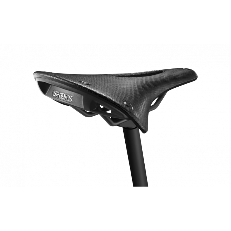 Brooks C17 Cambium Carved All-Weather Road Cycling Saddle - Black-1