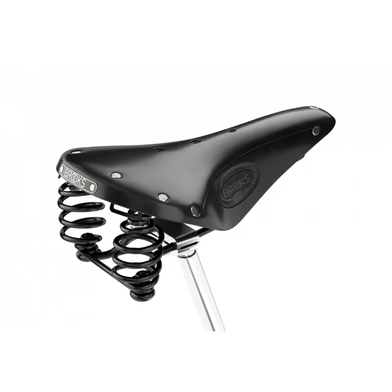 Brooks Flyer Steel Rail Saddle 175mm - Black-1