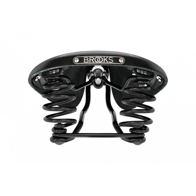 Brooks Flyer Steel Rail Saddle 175mm - Black-4