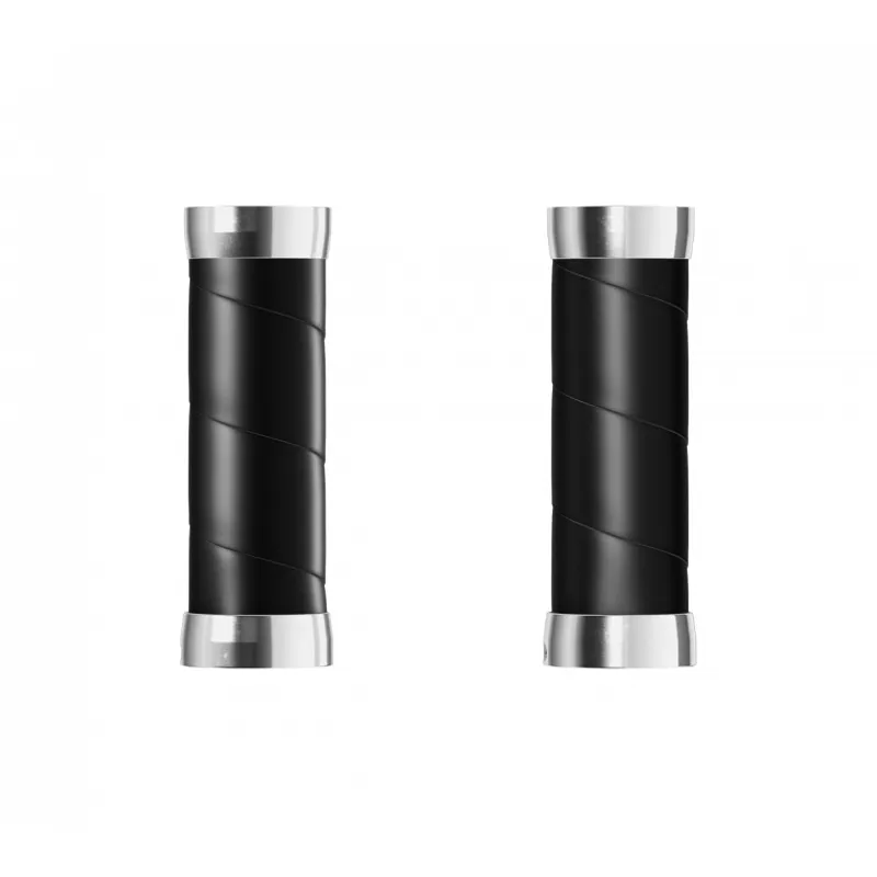 Brooks Slender Leather Handlebar Grips - Black-1