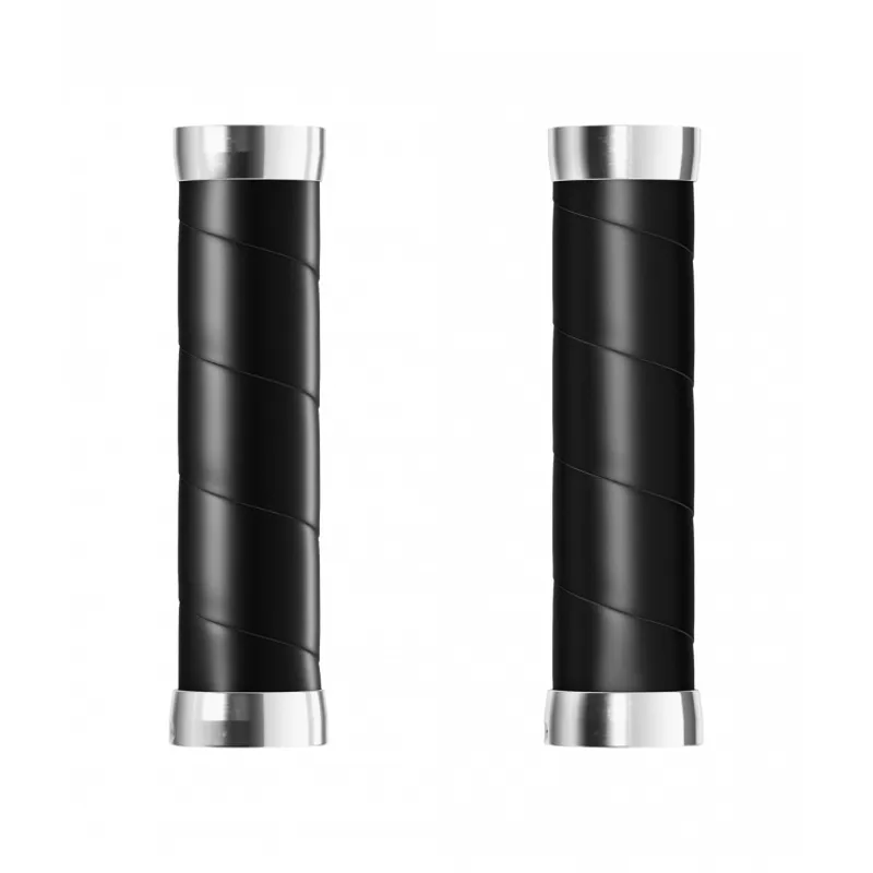 Brooks Slender Leather Handlebar Grips - Black