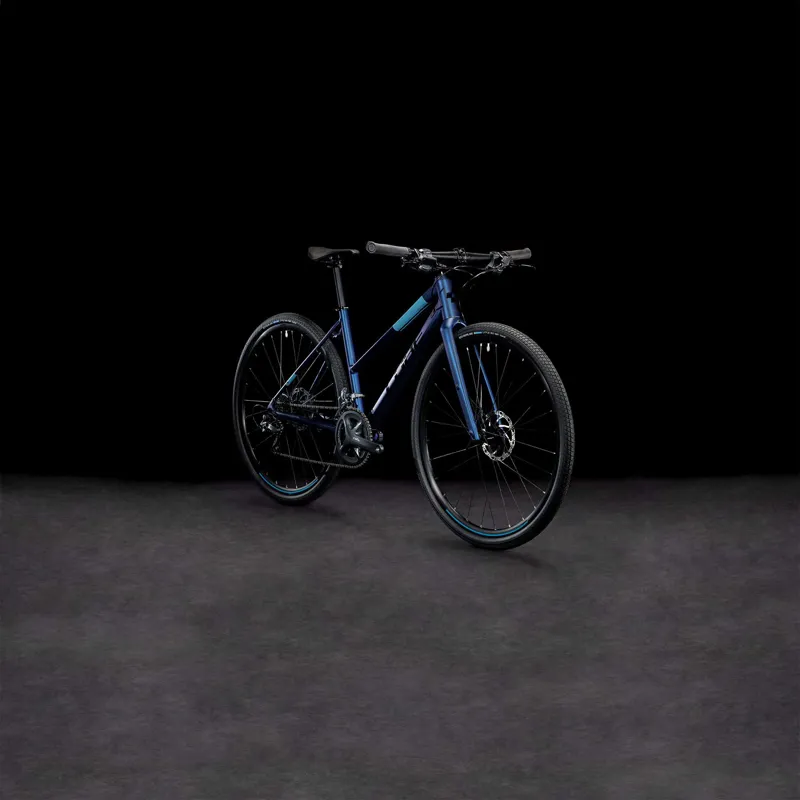 2023 Cube Nulane Trekking / Gravel Bike - Velvet Blue / Black -2