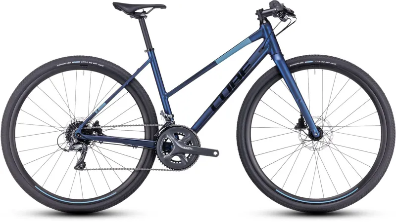 2023 Cube Nulane Trekking / Gravel Bike - Velvet Blue / Black 
