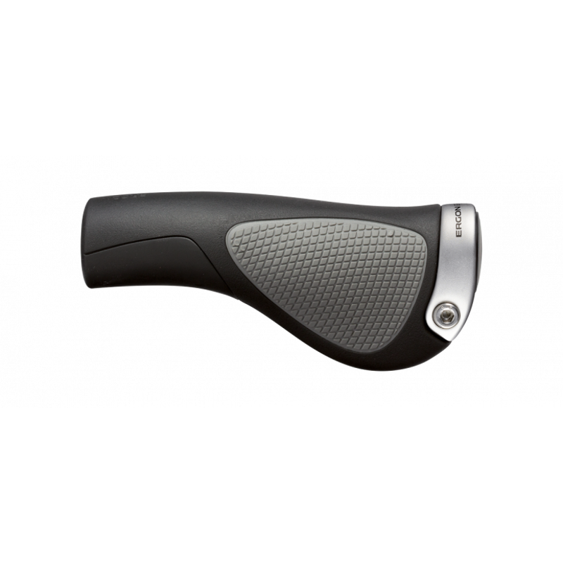 Ergon GP1 Bicycle Handlebar Grips - Black / Grey-2