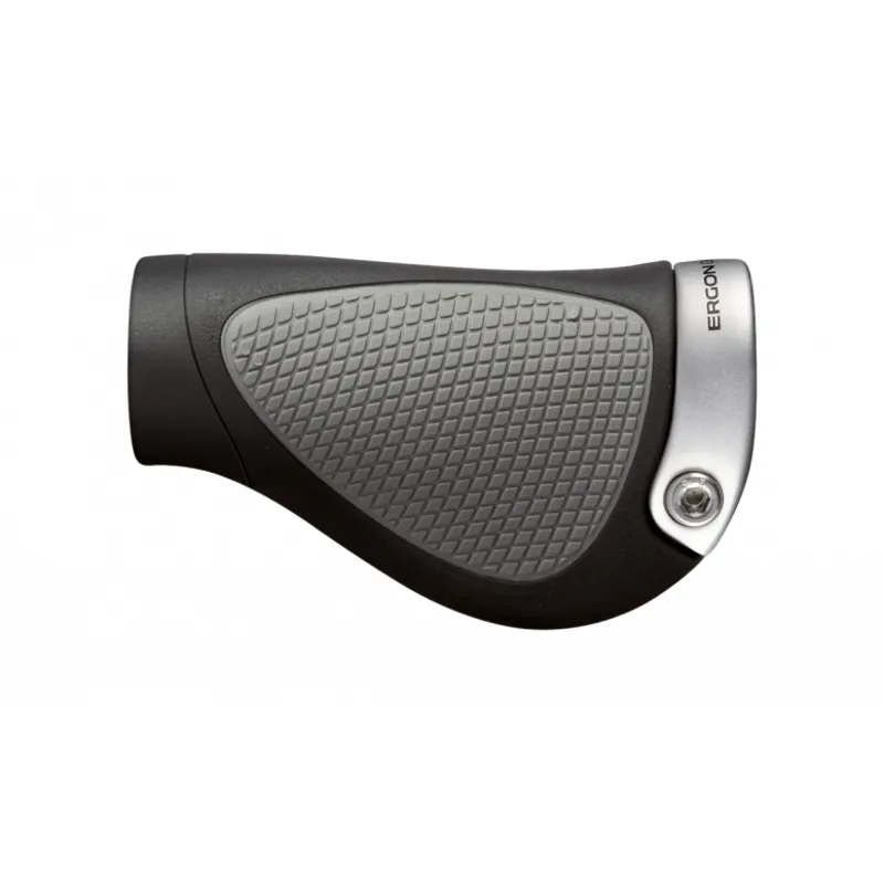 Ergon GP1 Bicycle Handlebar Grips - Black / Grey-1