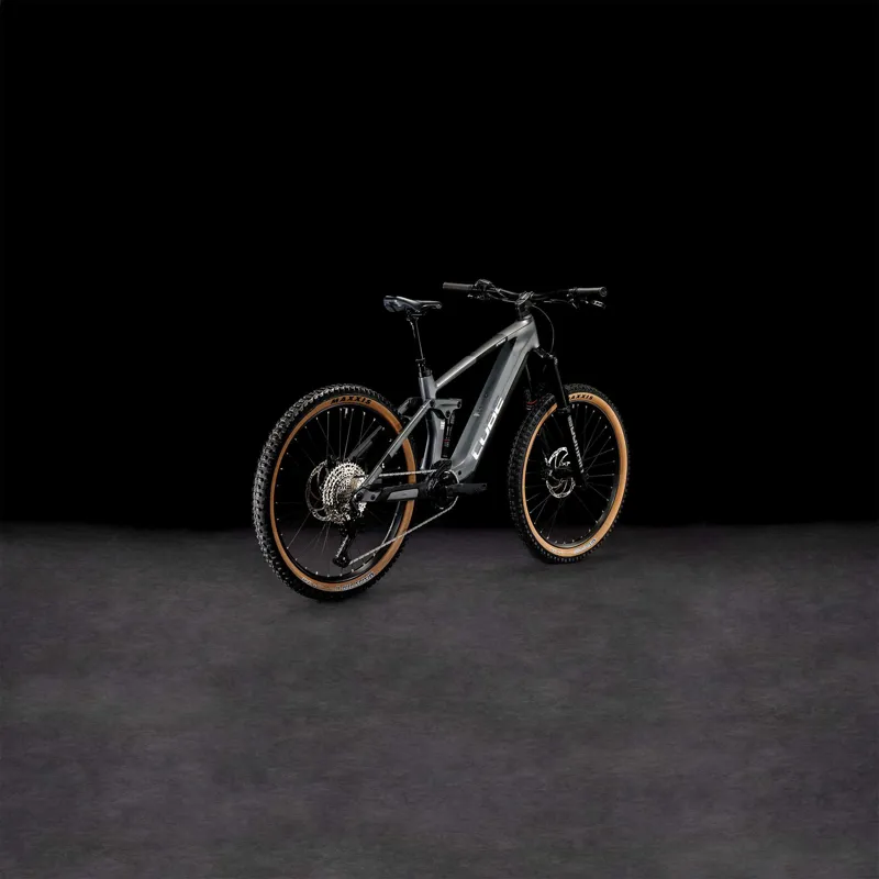 2023 Cube Stereo Hybrid 160 HPC Race 750 27.5Inch Full-Sus E-MTB - Grey/Metal-2