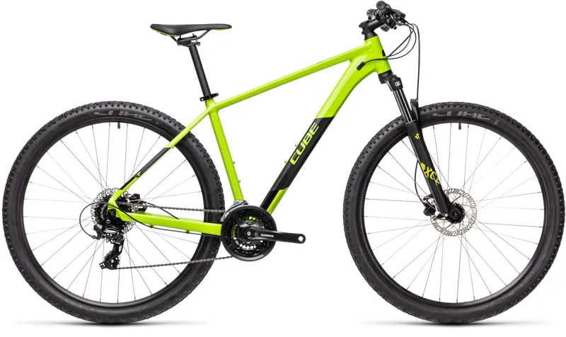 2021 Cube Aim Pro Mountain Bike in Green / Black