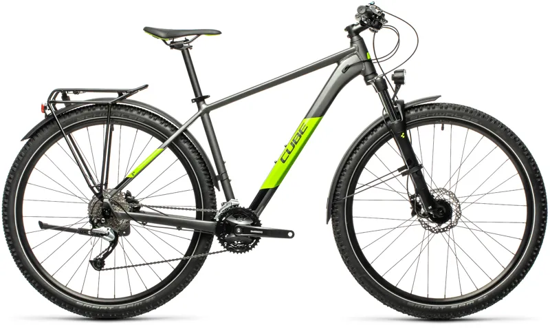 2021 Cube Aim Sl Allroad Mountain Bike in Green