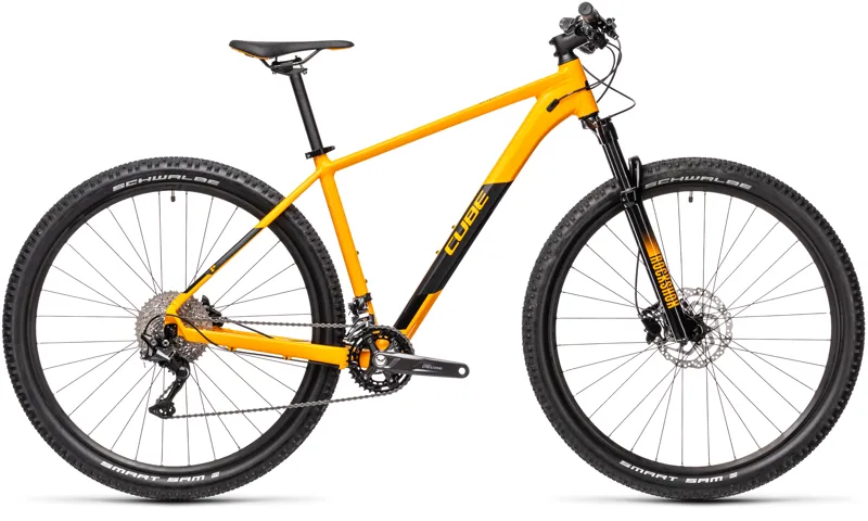 2021 Cube Attention Mountain Bike in Amber / Black