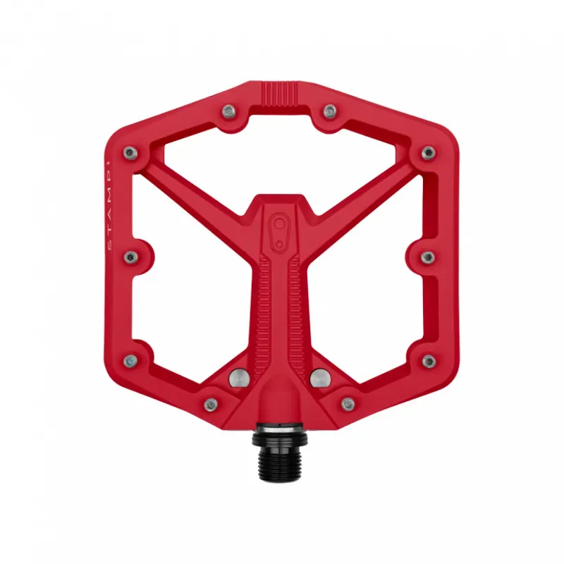 Crankbrothers Stamp 1 Gen 2 Flat MTB Pedals - Red-1