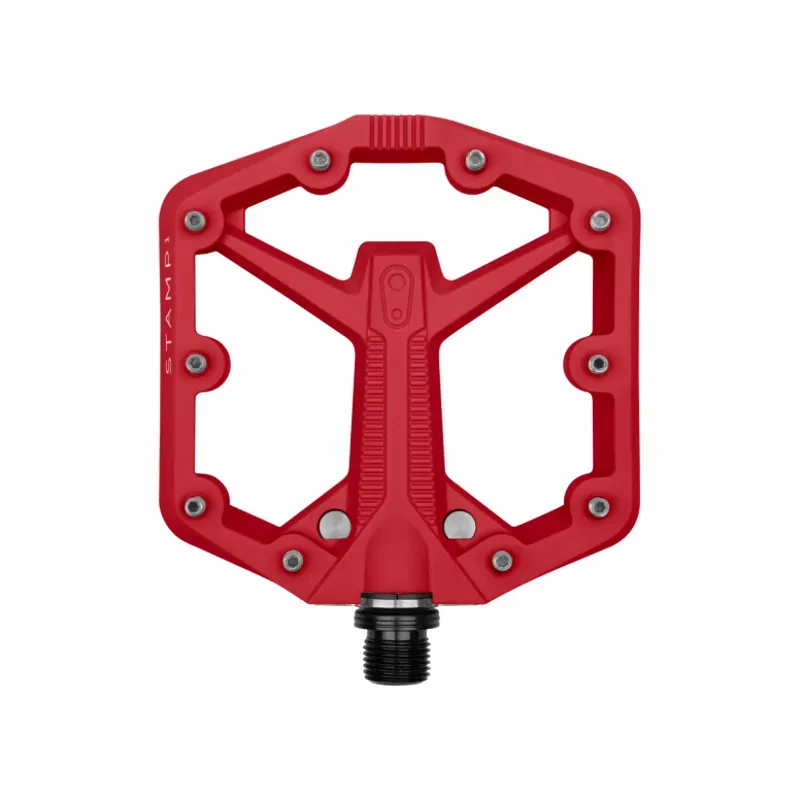 Crankbrothers Stamp 1 Gen 2 Flat MTB Pedals - Red