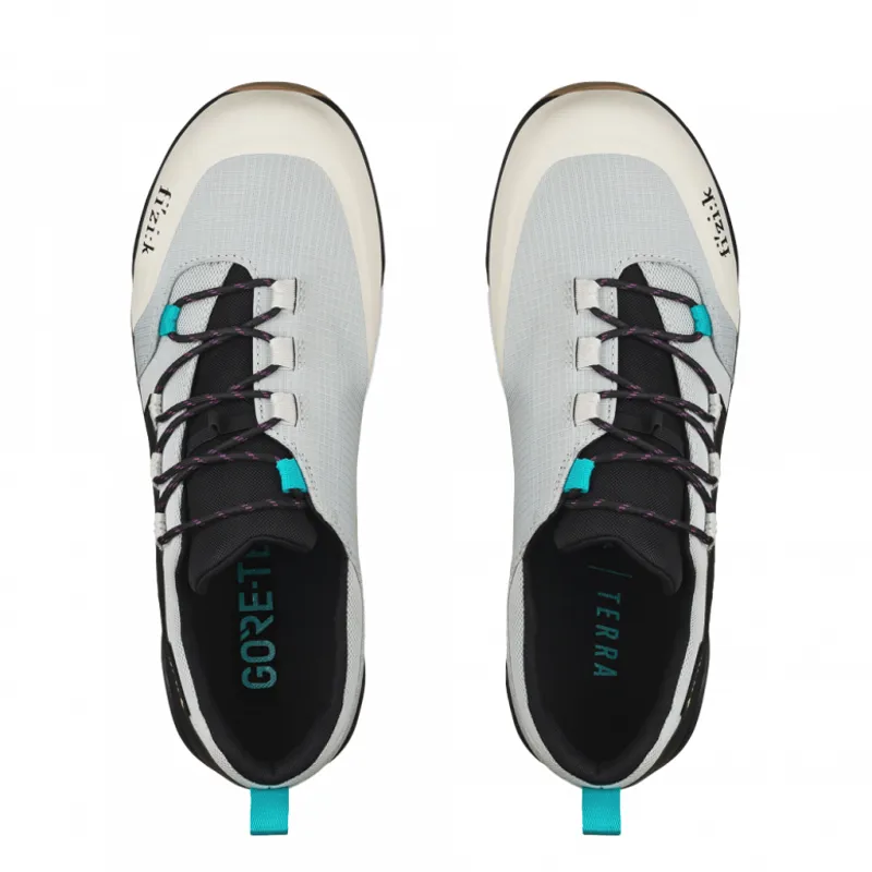 Fizik Terra Ergolace GTX Flat MTB Shoes - Ice / Grey-1