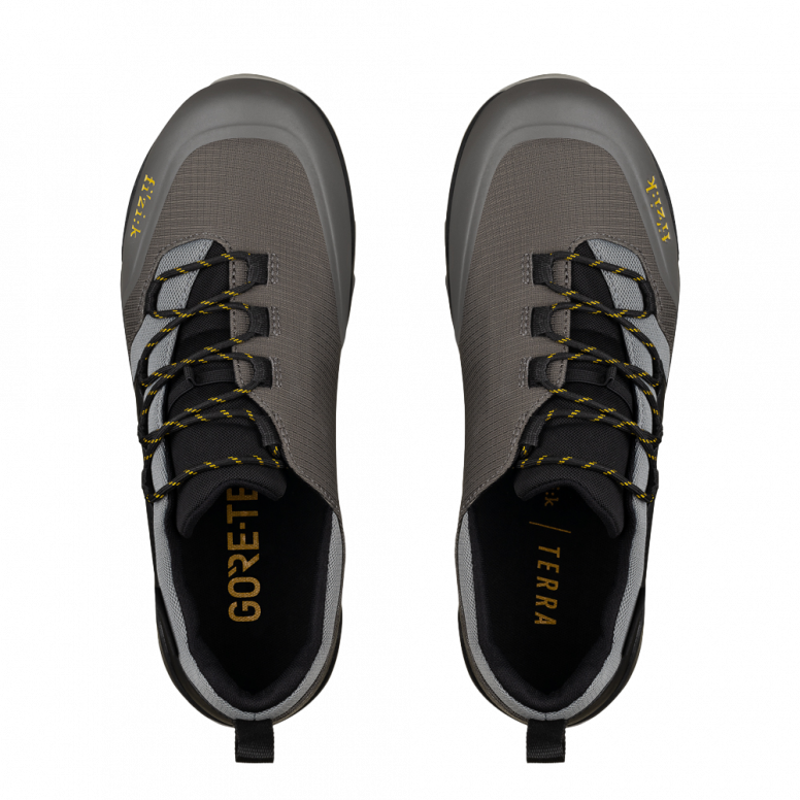 Fizik Terra Ergolace GTX Flat MTB Shoes - Grey / Black-1