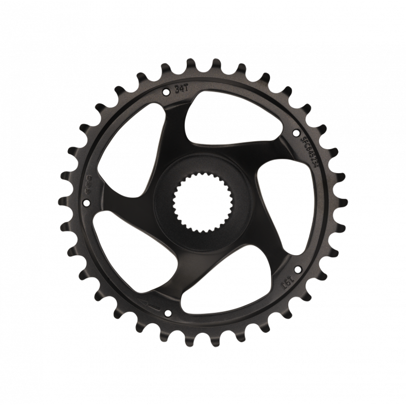 KMC Bosch G4 Direct Mount Chainring in Black-1