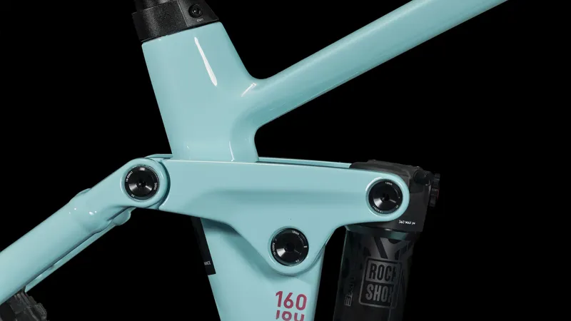 2023 Cube Stereo Hybrid 160 HPC Race 750 Carbon Full-Sus E-MTB - IceBlue / Black-6