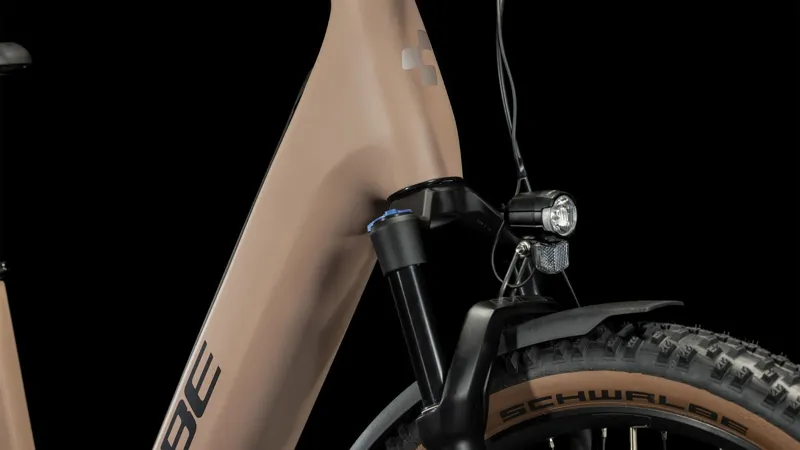 2023 Cube Reaction Pro Hybrid 625 Allroad Hardtail E-MTB - Blush Rose/Silver-3