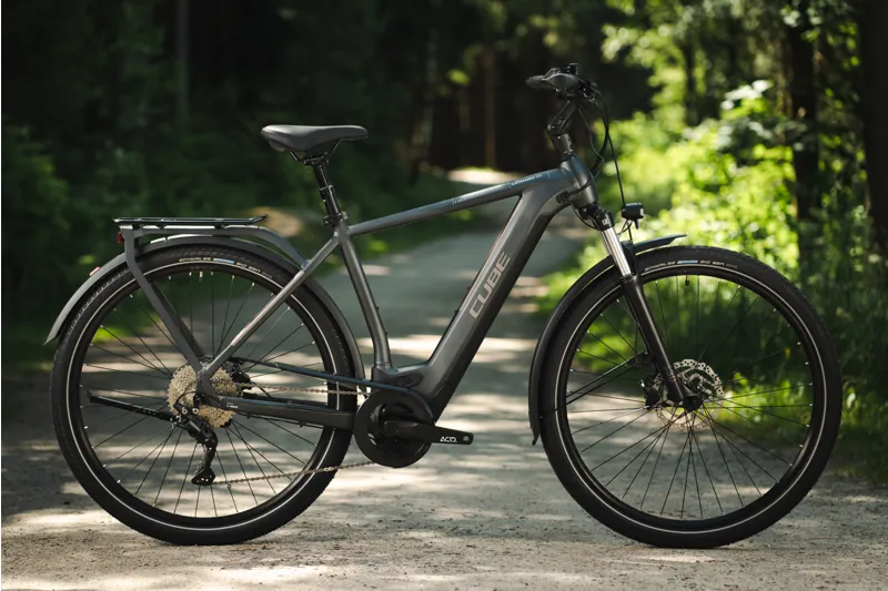 Cube Kathmandu Hybrid One 500 Electric Bike - Grey-1