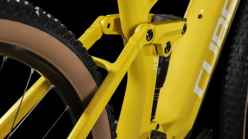 2023 Cube Stereo Hybrid 140 HPC Pro 750 Carbon Full-Sus E-MTB - Vivid/Sun-4