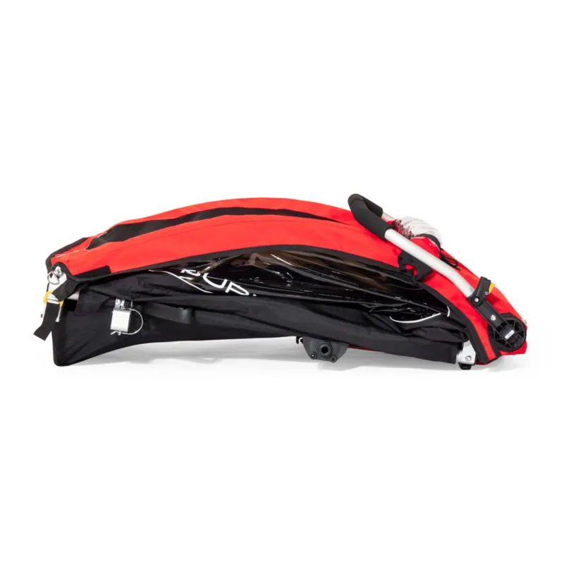 Burley Honey Bee 2 Seater Child Bicycle Trailer / Stroller - Red-5