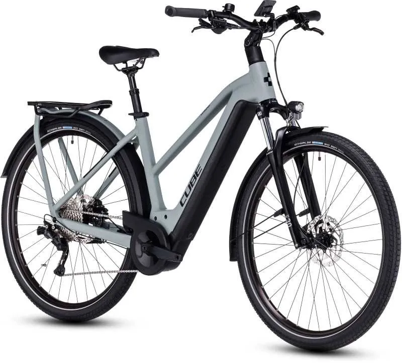 2023 Cube Kathmandu Hybrid One 750 Trapeze - Electric Bike - SwampGrey/Black