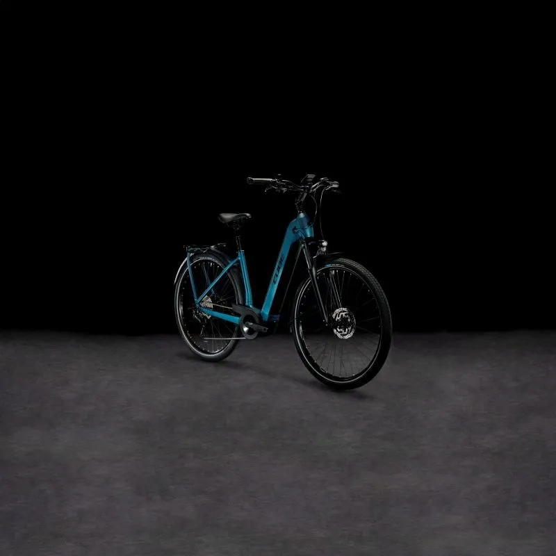 2023 Cube Kathmandu Hybrid One 625 Easy Entry - Electric Bike - Blue/Black	-1