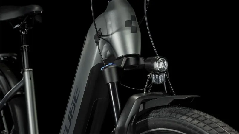 2023 Cube Kathmandu Hybrid Pro 750 Easy Entry Electric Bike - FlashGrey/Black-2