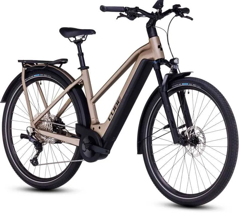 2023 Cube Kathmandu Hybrid Pro 750 Trapeze - Electric Bike - FlashStone/Black