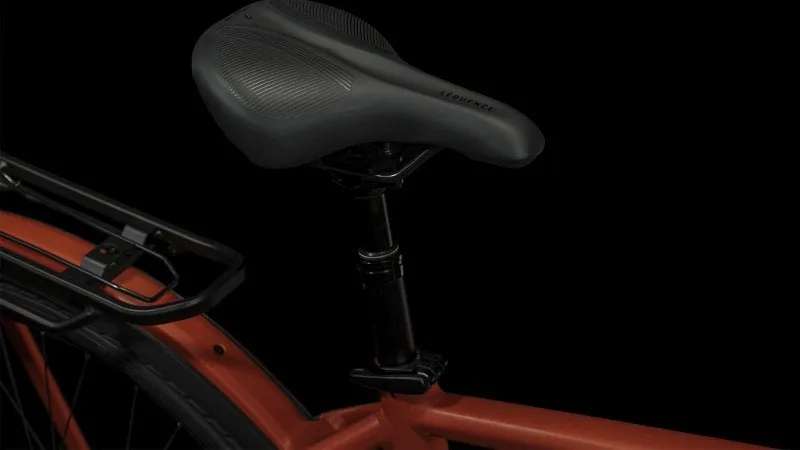 Cube Kathmandu Hybrid EXC 750 Trapeze Electric Bike - Red/Black-4