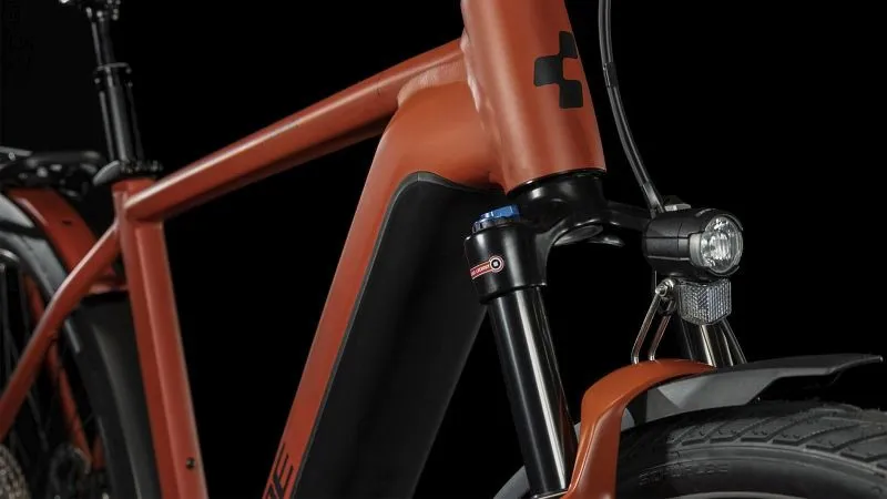 2023 Cube Kathmandu Hybrid Exc 750 - Electric Hybrid Bike - Red/Black-3