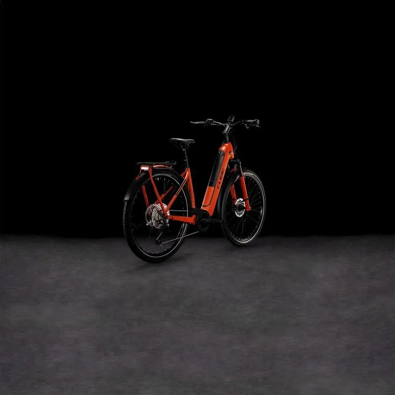 2023 Cube Kathmandu Hybrid EXC 750 Easy Entry Electric Bike - Red/Black-1
