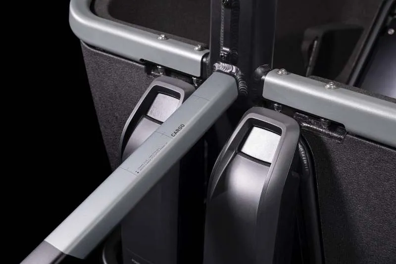 2023 Cube Cargo Hybrid 500 Electric Cargo Bike - Flash Grey/Black-5