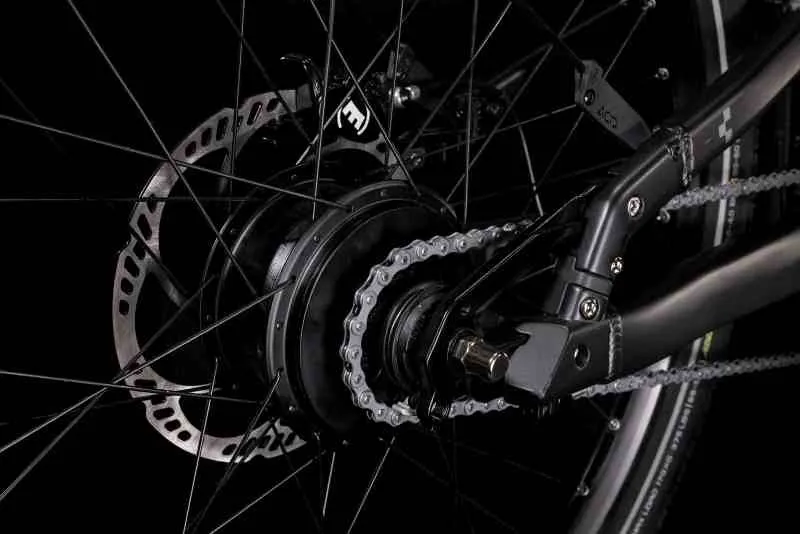 2023 Cube Cargo Hybrid 500 Electric Cargo Bike - Flash Grey/Black-6