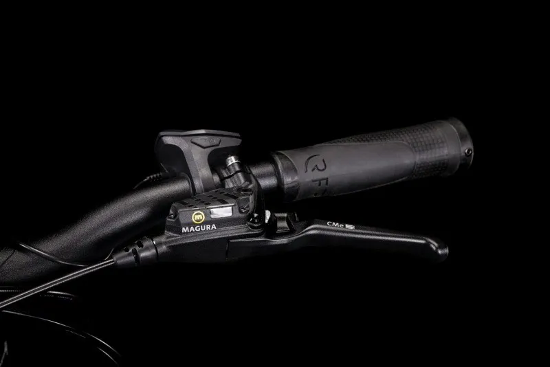 2023 Cube Cargo Hybrid 500 Electric Cargo Bike - Blue/Lime-8