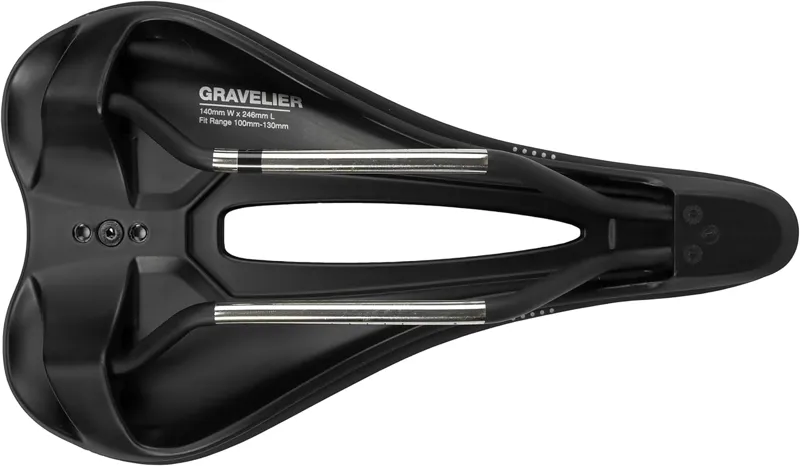 WTB Gravelier Gravel Saddle - Stainless Steel-3