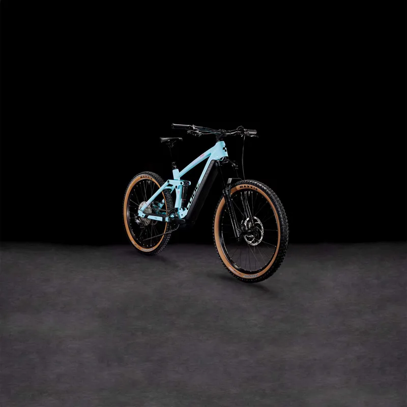 2023 Cube Stereo Hybrid 160 HPC Race 750 Carbon Full-Sus E-MTB - IceBlue / Black-2