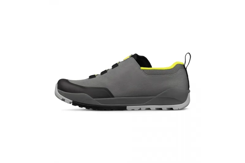 Fizik X2 Ergolace Flat MTB Shoes - Grey / Yellow-1