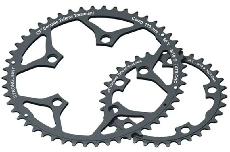Stronglight Type Series 5083 110-pcd 34-6-tooth Chainring in Black